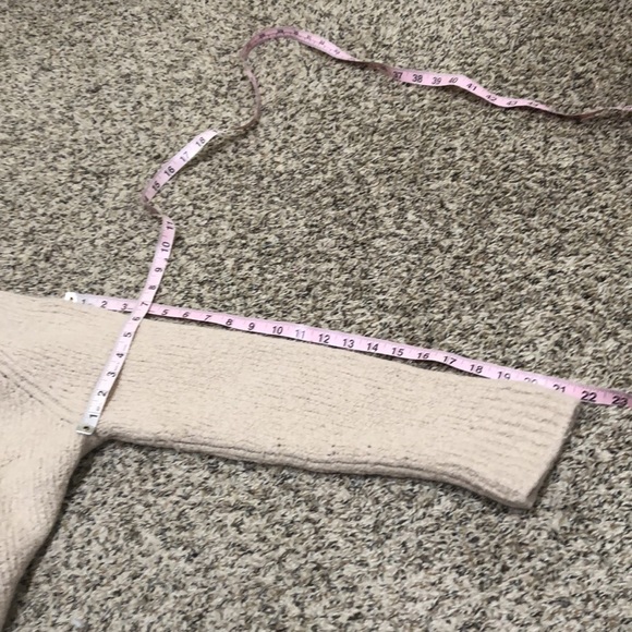 Vince Mock Neck Sweater Size Large Tan Wool Blend Pullover - Picture 10 of 10